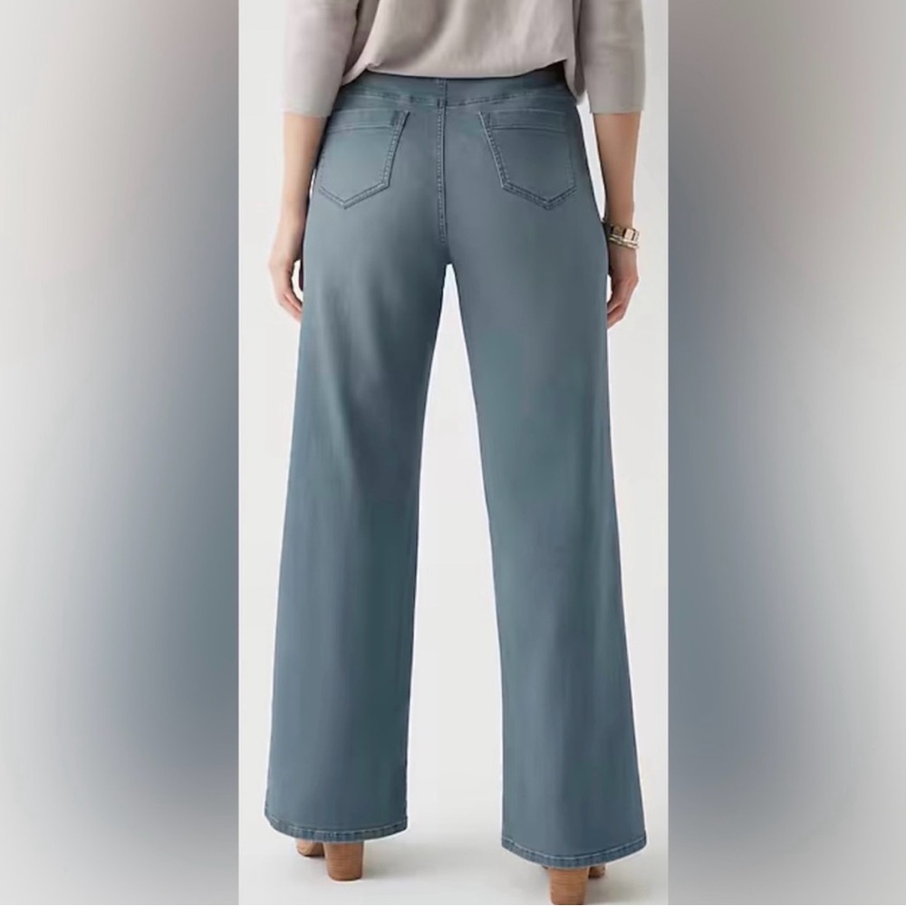 PureJill J. Jill  Denim Soft Wide Leg Pull On Jeans. Women’s XL TALL (38X33) - Picture 2 of 15